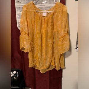 Yellow blouse